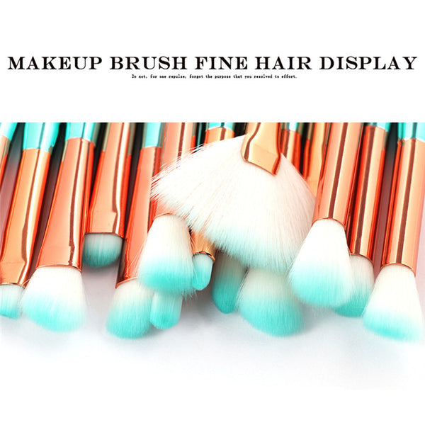Mermaid Pro Makeup Brushes