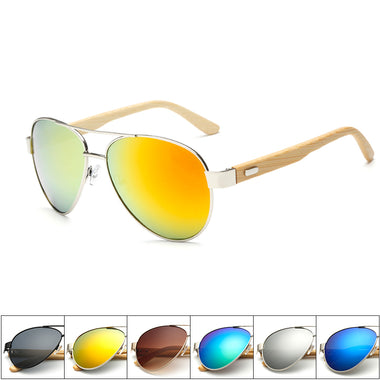 Swaggy Natural Bamboo Sunglasses
