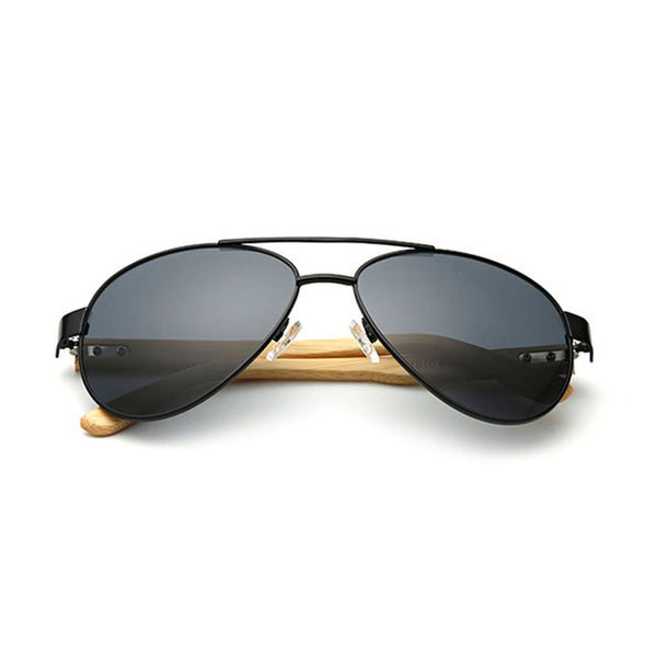 Swaggy Natural Bamboo Sunglasses