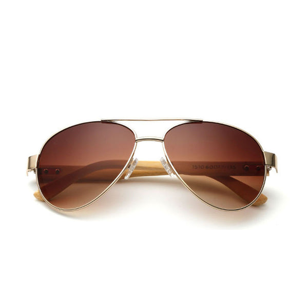 Swaggy Natural Bamboo Sunglasses