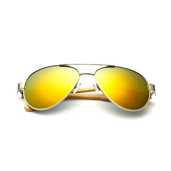 Swaggy Natural Bamboo Sunglasses