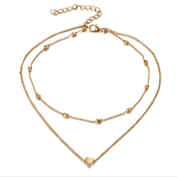 Fashion Statement Heart-Shaped Necklace