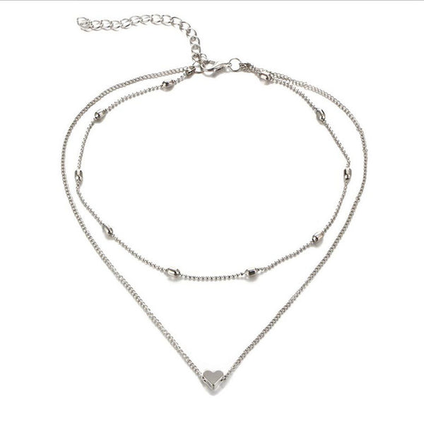 Fashion Statement Heart-Shaped Necklace